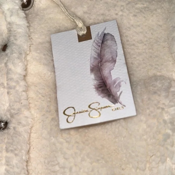 NWT Jessica Simpson 3 Piece outfit - Fleece Jacket, Jeggings and shirt sz 2T - Picture 4 of 6